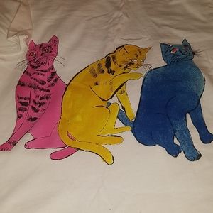 Andy Warhol CATS t shirt